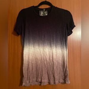 Young Fabulous & Broke Black and White Ombre Tee